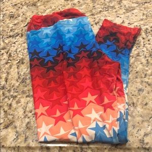 Lularoe patriotic leggings